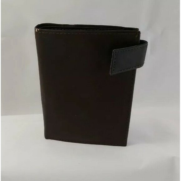 Men's Wallet Vintage Brown Genuine Leather Handmade Bifold Spain Euro style New - Picture 2 of 6
